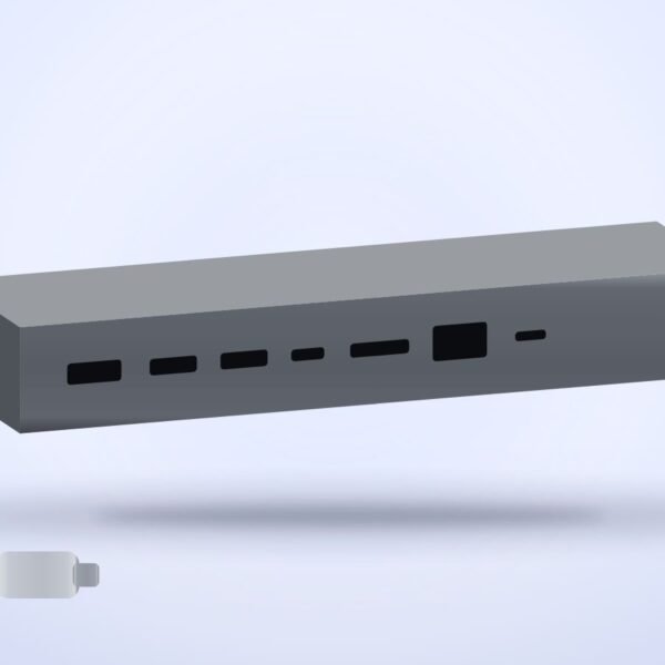 Gridline 7-in-1 USB-C Hub, alternate view