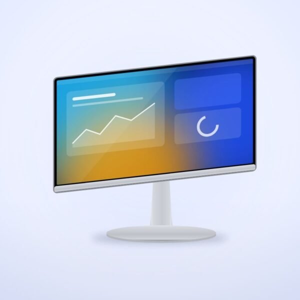 Orbitek View 27" 4K Monitor, alternate view
