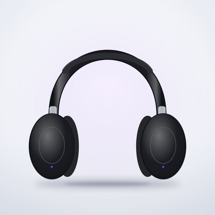 Sonara H900 Noise-Cancelling Headphones, Black