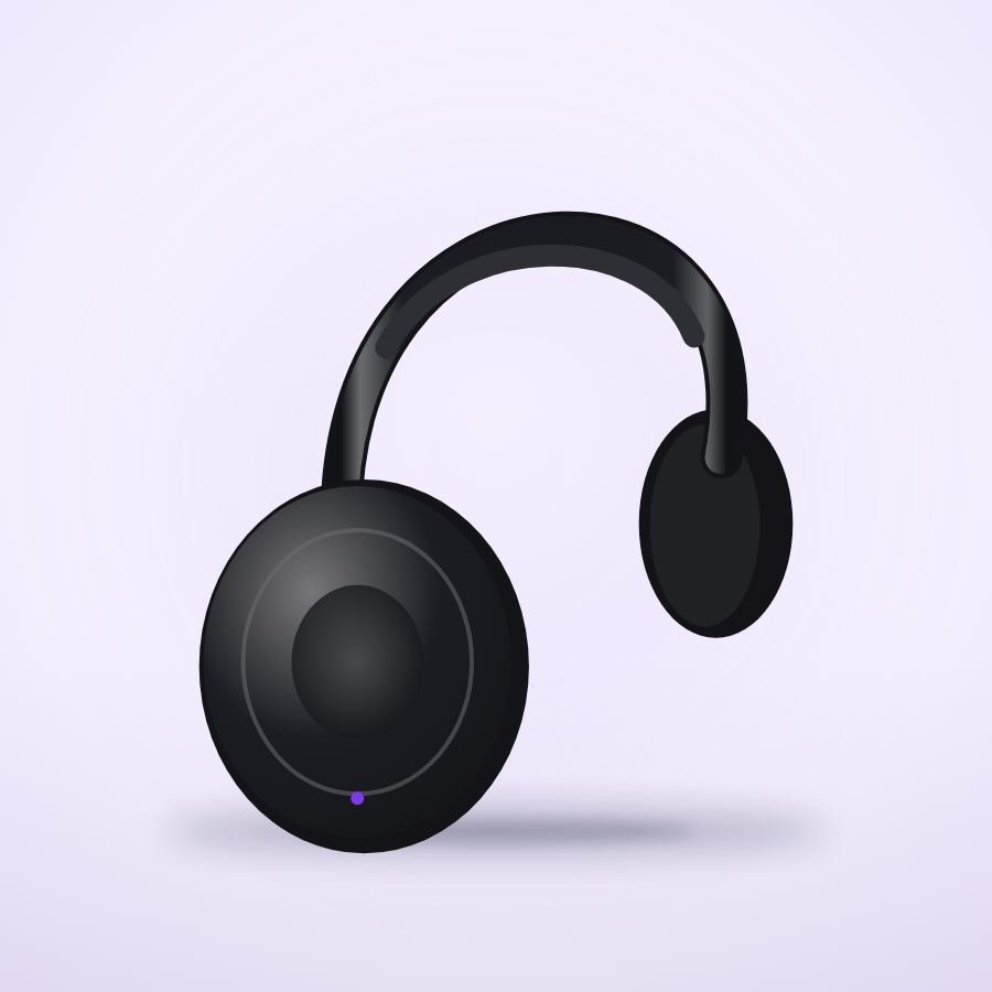 Sonara H900 Noise-Cancelling Headphones, alternate view