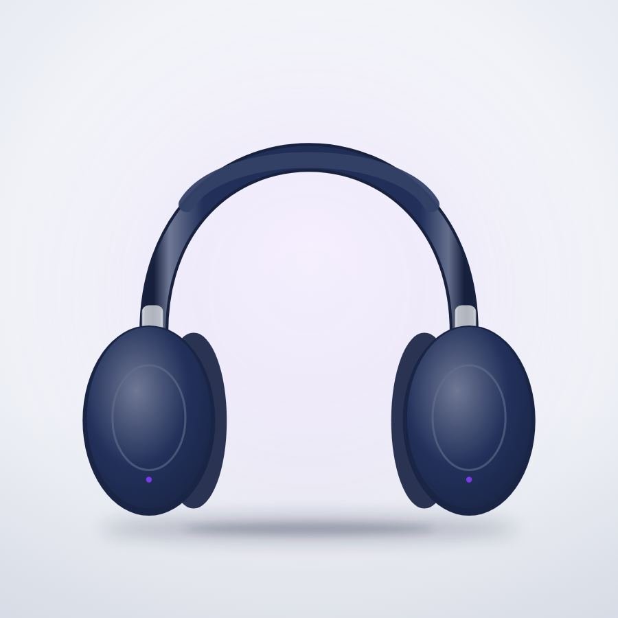 Sonara H900 Noise-Cancelling Headphones, Midnight Blue