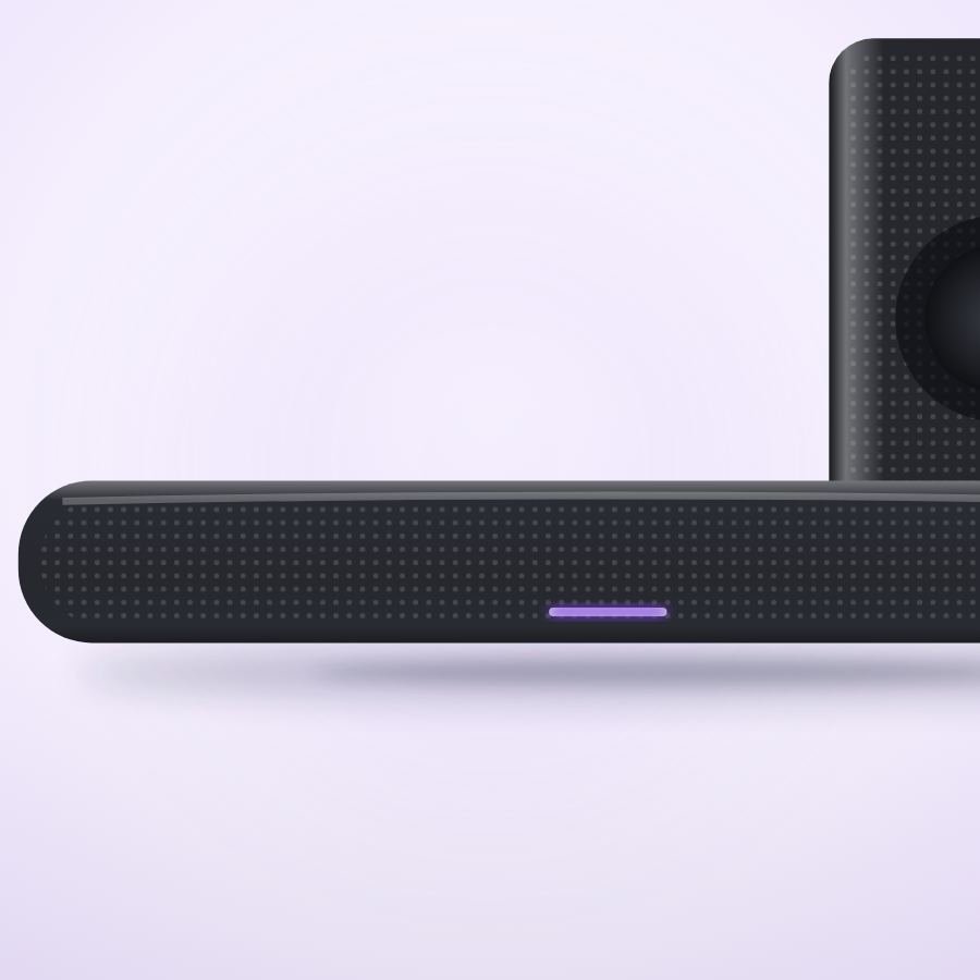 Sonara Studio Soundbar 5.1, alternate view